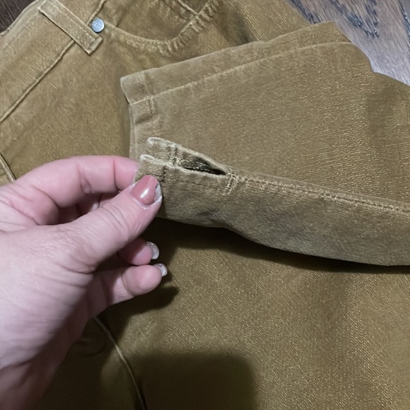 Brown Women’s BRAX 10S soft velvet feel pants perfect for fall and winter - Picture 5 of 6